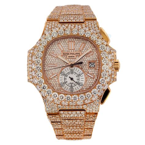 patek philippe full diamond gold|patek philippe iced out.